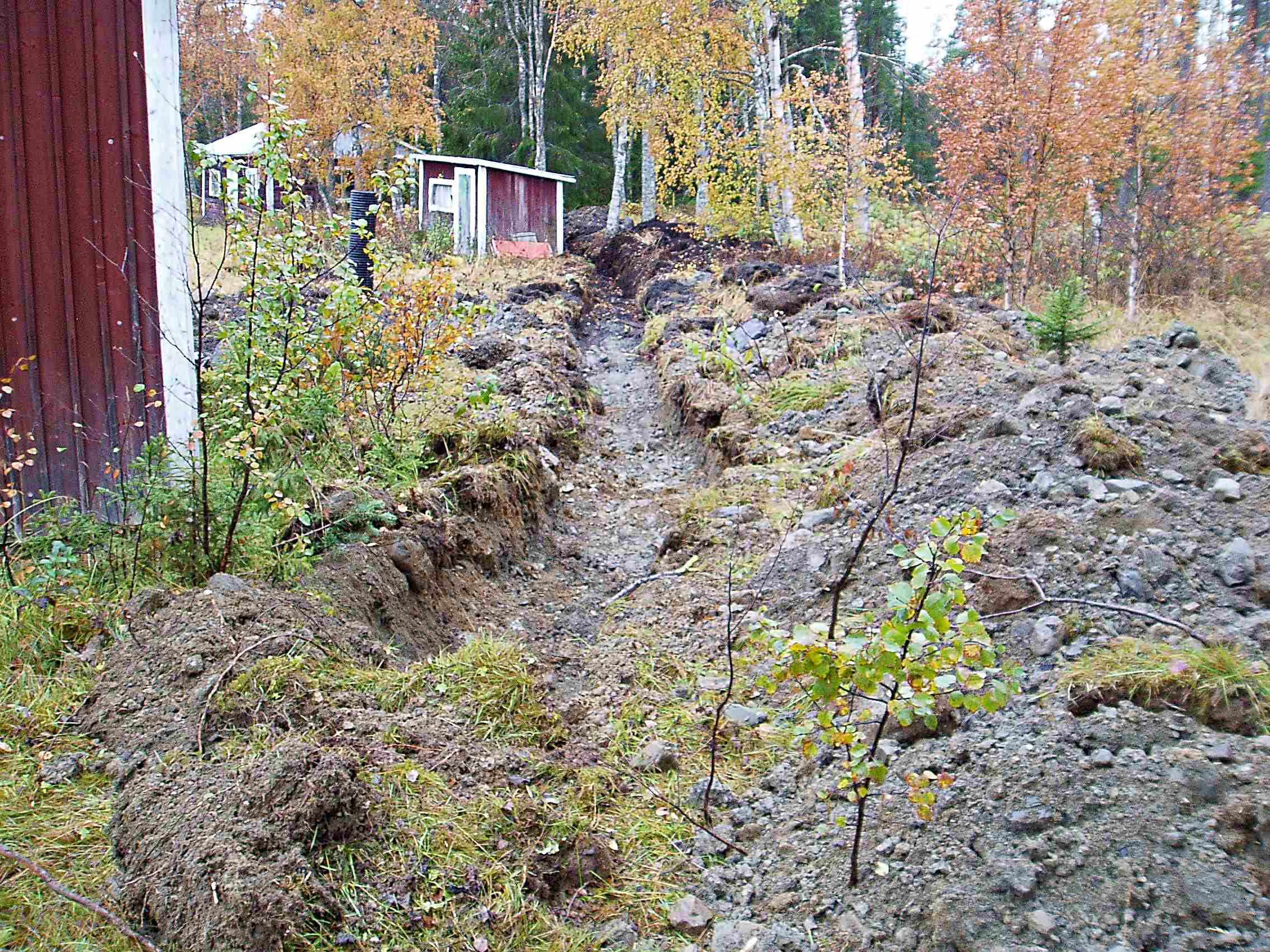 Sommaren rusar förbi till höst och grävning